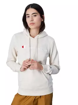 Толстовка felpa garzata con cappuccio Champion, белый