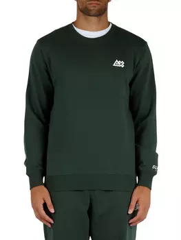 Толстовка felpa girocollo in cotone Sun68, зеленый