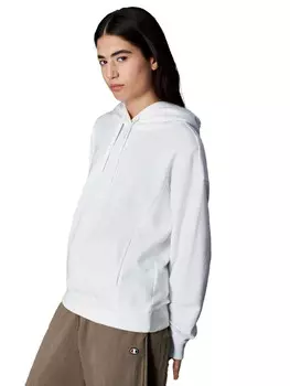 Толстовка felpa sweatshirt con cappuccio Champion, белый