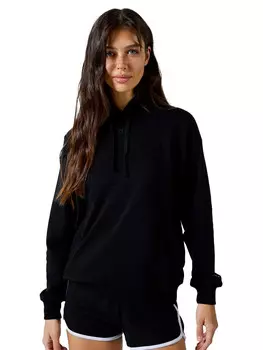 Толстовка felpa sweatshirt con cappuccio Champion, черный