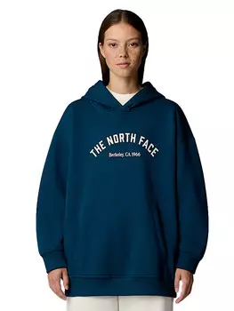 Толстовка felpa varsity con cappuccio The North Face, синий