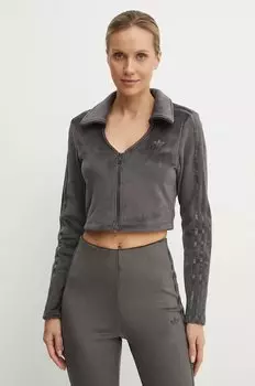Толстовка Femme Galore с ребристой вязкой Adidas Originals, серый