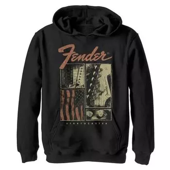 Толстовка Fender Americana с портретными вставками для мальчиков 8–20 лет Licensed Character