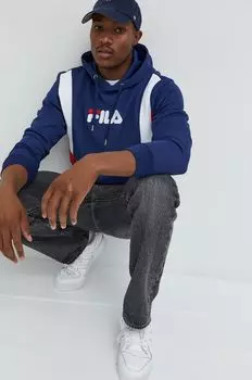 Толстовка Фила Fila, темно-синий