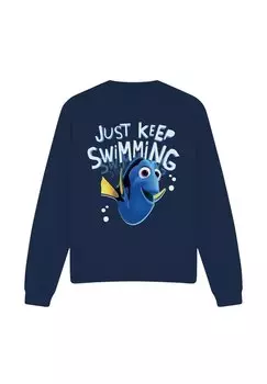 Толстовка FINDING NEMO DORY JUST KEEP SWIMMING PRINT Disney, темно-синий