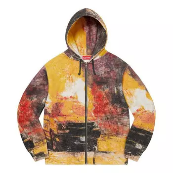 Толстовка fire zip up hooded sweatshirt 'multi-color' Supreme, мультиколор