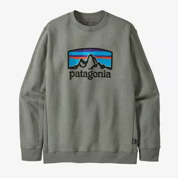 Толстовка Fitz Roy Horizons Uprisal Crew Patagonia, зеленый