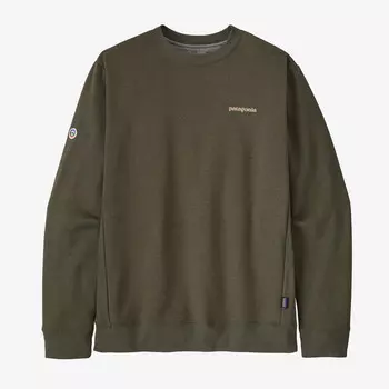Толстовка Fitz Roy Icon Uprisal Crew Patagonia, цвет Basin Green
