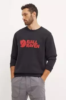 Толстовка Fjallraven спортивный костюм Fjllrven Logo, черный