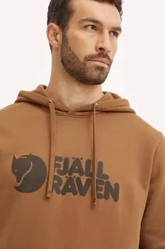 Толстовка Fjallraven спортивный костюм Fjllrven Logo, коричневый