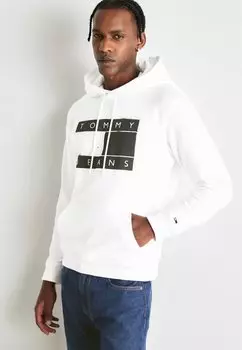 Толстовка FLAG SPRAY HOODIE UNISEX Tommy Jeans, белый