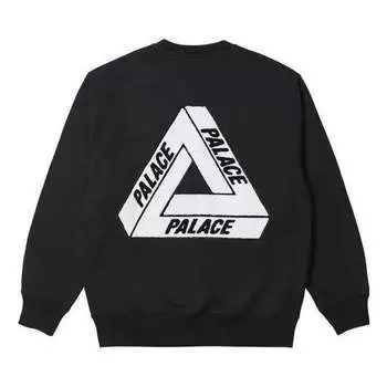 Толстовка fleece tri-ferg crew 'black' Palace, черный