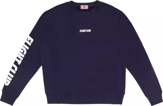 Толстовка Flight Club Oversized Logo Crewneck 'Navy', синий