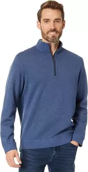 Толстовка Flip Coast 1/2 Zip Tommy Bahama, цвет Blue Note Heather