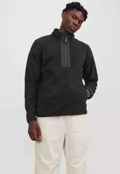 Толстовка флисовая JCOLUNAR Jack & Jones, черный