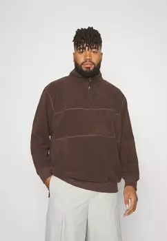 Толстовка флисовая JORHAYS Jack & Jones, шоколадно-коричневый