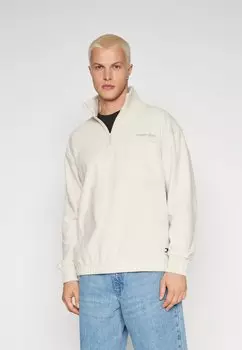 Толстовка флисовая КЛАССИКА МОЛНИЯ 1/2 Tommy Jeans, газетная бумага