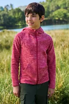 Толстовка флисовая Mountain Warehouse Snowdonia II с длинными рукавами, красный