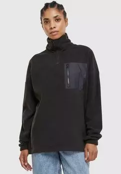 Толстовка флисовая Polar Troyer Urban Classics, черный