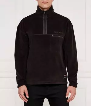 Толстовка флисовая Tommy Jeans, черный