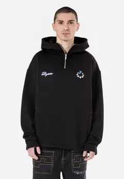 Толстовка FLORES HALFZIP HOODIE - Hoodie Pegador, черный