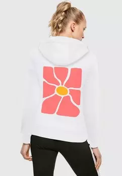 Толстовка FLOWER ART - Hoodie Merchcode, белый