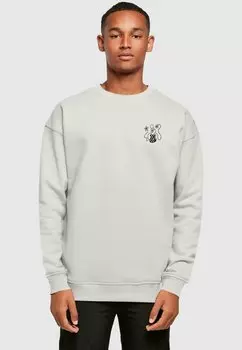 Толстовка FLOWER BLOOM CREWNECK Merchcode, светло-серый