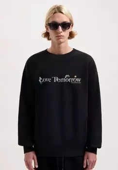 Толстовка FLOWER SLOGAN Tomorrowland Store, черный