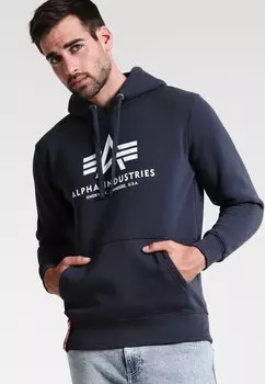 Толстовка Foil Alpha Industries, цвет navy