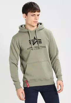 Толстовка Foil Alpha Industries, оливковый