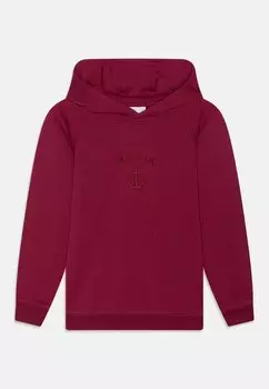 Толстовка Folke Hooded Unisex Makia, цвет cranberry