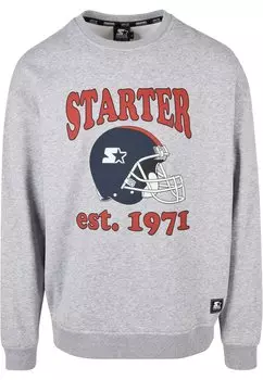 Толстовка FOOTBALL CREWNECK Starter, цвет heathergrey