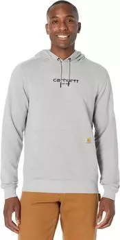 Толстовка Force Relaxed Fit Lightweight Logo Graphic Sweatshirt Carhartt, цвет Asphalt Heather