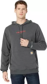 Толстовка Force Relaxed Fit Lightweight Logo Graphic Sweatshirt Carhartt, цвет Carbon Heather