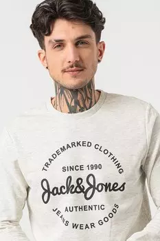 Толстовка Forest с логотипом Jack & Jones, серый