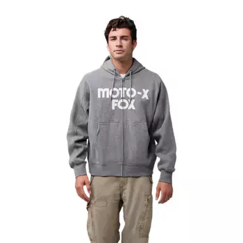 Толстовка Fox Moto-X Oversized full zip, серый
