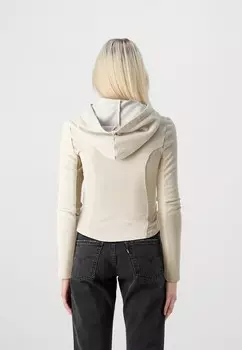 Толстовка FRAN HOODED ZIP THROUGH BDG Urban Outfitters, кремовый