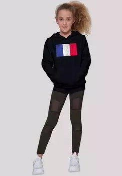Толстовка FRANKREICH FLAGGE DISTRESSED F4NT4STIC, цвет schwarz