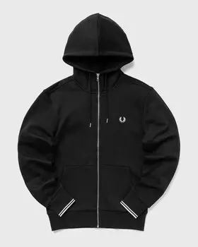 Толстовка Fred Perry Hooded Zip Through Sweatshirt, черный