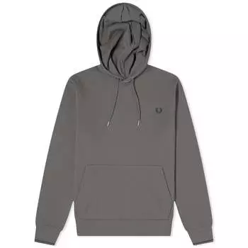 Толстовка Fred Perry Tipped Popover, серо-зеленый