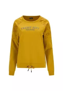 Толстовка Freddy, желтая, цветочно-желтая