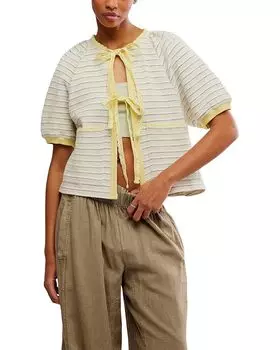 Толстовка Free People Tropic Sweatshirt, цвет Ivory Combo