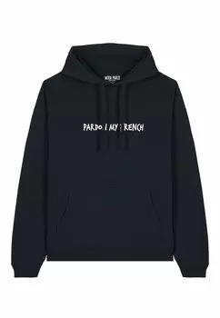 Толстовка FRENCH EMBROIDERY UNISEX OVERSIZE - Hoodie Mira Paris, черный