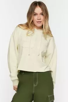 Толстовка French Terry 98 с нашивкой Forever 21, кремовый
