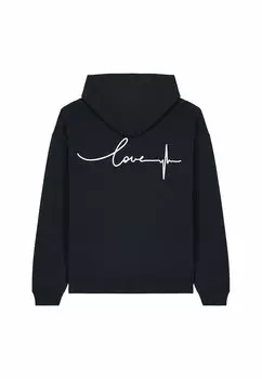 Толстовка FREQUENCY EMBROIDERY UNISEX OVERSIZE - Hoodie Mira Paris, черный