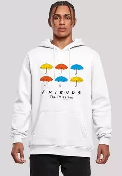 Толстовка FRIENDS BUNTE REGENSCHIRME - Hoodie F4NT4STIC, белый