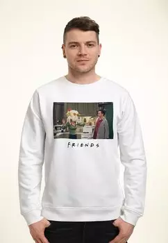 Толстовка Friends Chandler Monica Turkey Head Henry Tiger, белый