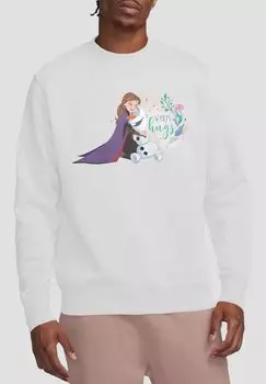 Толстовка FROZEN ANNA AND OLAF LIKE WARM HUGS PRINT Disney, белый
