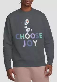 Толстовка FROZEN CHOOSE WITH OLAF PRINT Disney, антрацит