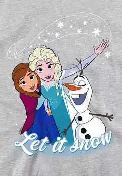 Толстовка FROZEN ELSA ANNA OLAF LET IT SNOW Disney, серый